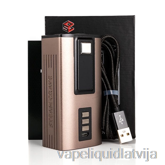 Steam Crave Hadron 220w Premium Combo Komplekts Gunmetal Vape šķidrums